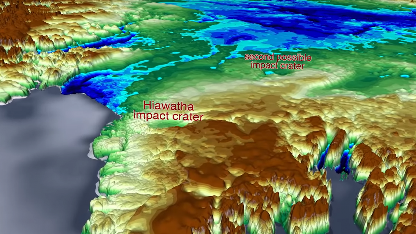 グリーンランドの氷の下に2つめの巨大クレーター、NASAが発見