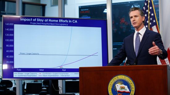 経済再開へ向け「6つの指標」、カリフォルニア州知事が発表