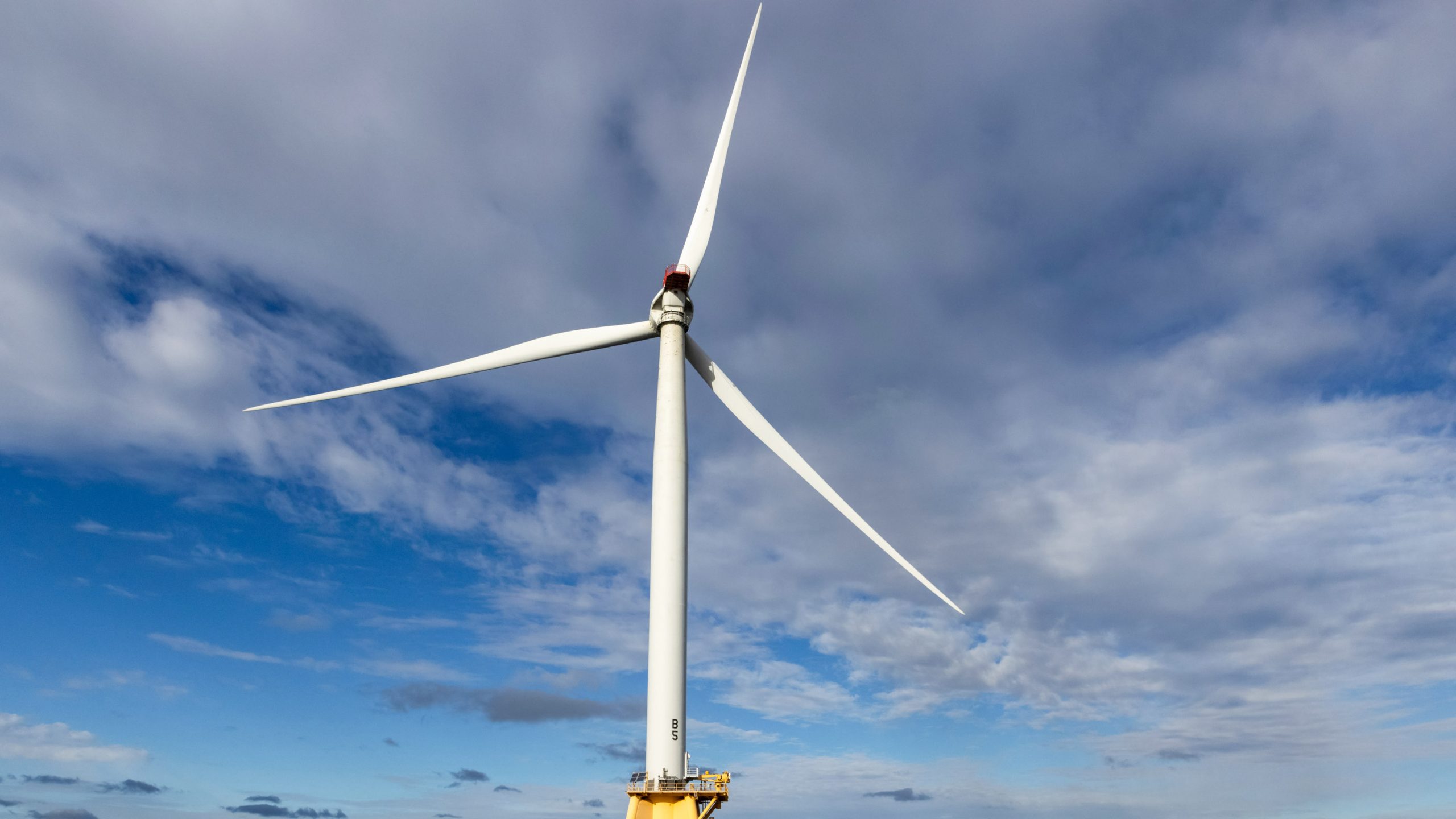 an Orsted wind turbine off the coast of Block Island